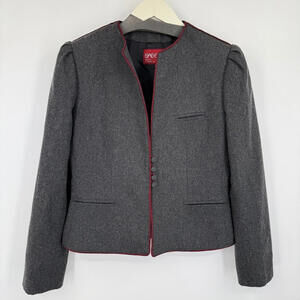 Women's Sasson Gray Vintage Wool Jacket Small